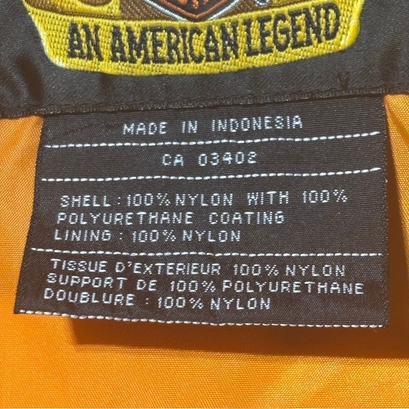 Harley Davidson Jacket M Olive Color orange liner bomber Street wear Motorcycle - Picture 11 of 13